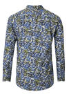 Produktbild fr 'REDMOND Casual Comfort Fit Hemd Langarm Button Down Kragen Muster grn'