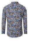 Produktbild fr 'REDMOND Casual Comfort Fit Hemd Langarm Button Down Kragen Muster braun'