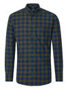 Produktbild fr 'REDMOND Casual Comfort Fit Hemd Langarm Button Down Kragen Flanell Karo grn'