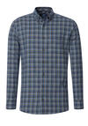 Produktbild fr 'REDMOND Casual Comfort Fit Hemd Langarm Button Down Kragen Flanell Karo braun'