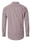 Produktbild fr 'REDMOND Casual Comfort Fit Hemd Langarm New Kent Kragen Karo orange'
