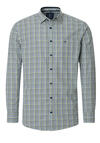 Produktbild fr 'REDMOND Casual Comfort Fit Hemd Langarm New Kent Kragen Karo grn'