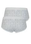 Produktbild fr 'SCHIESSER Sportslip Essentials Cotton Feinripp Doppelpack  Muster wei'