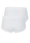 Produktbild fr 'SCHIESSER Sportslip Essentials Cotton Doppelripp Doppelpack wei'
