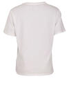 Produktbild fr 'SET Kurzarm T-Shirt Rundhals Front-Print reine Baumwolle wei'