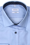 Produktbild fr 'SEIDENSTICKER Shaped Hemd extra langer Arm New Kent Kragen Twill hellblau'
