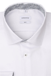 Produktbild fr 'SEIDENSTICKER Shaped Hemd extra langer Arm New Kent Kragen Twill wei'