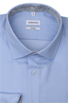 Produktbild fr 'SEIDENSTICKER Shaped Hemd extra langer Arm New Kent Kragen Twill hellblau'