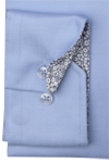Produktbild fr 'SEIDENSTICKER Shaped Hemd extra langer Arm New Kent Kragen Twill hellblau'