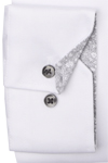 Produktbild fr 'SEIDENSTICKER Shaped Hemd extra langer Arm New Kent Kragen Twill wei'