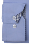 Produktbild fr 'SEIDENSTICKER Regular Performance Hemd Langarm New Kent Kragen Twill hellblau'