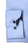 Produktbild fr 'SEIDENSTICKER Slim Hemd extra langer Arm New Kent Kragen Twill hellblau'