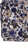 Produktbild fr 'SEIDENSTICKER Slim Hemd Langarm New Kent Kragen Leinen Blumenmuster braun'