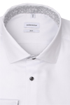 Produktbild fr 'SEIDENSTICKER Slim Hemd extra langer Arm New Kent Kragen Twill wei'
