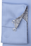 Produktbild fr 'SEIDENSTICKER Slim Hemd extra langer Arm New Kent Kragen Twill hellblau'