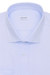 Produktbild f�r 'SEIDENSTICKER Shaped Hemd extra langer Arm New Kent Kragen Struktur hellblau'