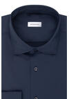 Produktbild fr 'SEIDENSTICKER Slim Hemd Langarm Haifischkragen Jersey Stretch nachtblau'