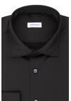 Produktbild fr 'SEIDENSTICKER Slim Hemd Langarm Haifischkragen Jersey Stretch schwarz'