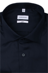 Produktbild fr 'SEIDENSTICKER Slim Fit Hemd extra langer Arm New Kent Kragen nachtblau'