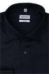 Produktbild fr 'SEIDENSTICKER Regular Fit Hemd extra langer Arm New Kent Kragen schwarz'