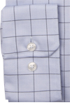 Produktbild f�r 'SEIDENSTICKER Shaped Hemd Langarm Haifischkragen Karo blau'