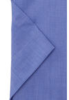 Produktbild fr 'SEIDENSTICKER Modern Hemd Halbarm Basic Kent Kragen Fil  Fil blau'