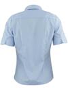 Produktbild fr 'SEIDENSTICKER Regular Fit Bluse Halbarm Hemdenkragen Fil a Fil hellblau'