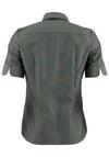 Produktbild fr 'SEIDENSTICKER Regular Fit Bluse Halbarm Hemdenkragen Fil a Fil mittelgrau'