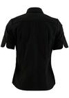 Produktbild fr 'SEIDENSTICKER Regular Fit Bluse Halbarm Hemdenkragen Popeline schwarz'