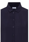 Produktbild fr 'SEIDENSTICKER Regular Fit Bluse Langarm Hemdenkragen Viskose dunkelblau'