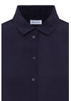 Produktbild fr 'SEIDENSTICKER Regular Fit Bluse Langarm Hemdenkragen Viskose dunkelblau'
