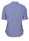 Produktbild fr 'SEIDENSTICKER Slim Fit Bluse Halbarm offener Kragen Fil a Fil aqua'