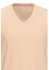 Produktbild fr 'SEIDENSTICKER T-Shirt Halbarm V-Ausschnitt beige'
