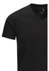 Produktbild fr 'SEIDENSTICKER T-Shirt Halbarm V-Ausschnitt schwarz'