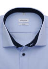 Produktbild f�r 'SEIDENSTICKER Shaped Hemd extra langer Arm Langarm Popeline New Kent Kragen hellblau'