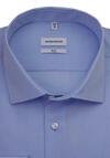 Produktbild fr 'SEIDENSTICKER Slim Hemd Langarm Basic Kent Kragen Chambray hellblau'