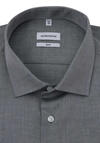Produktbild fr 'SEIDENSTICKER Slim Hemd Langarm Basic Kent Kragen Chambray grau'
