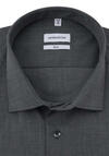 Produktbild fr 'SEIDENSTICKER Slim Hemd Langarm New Kent Kragen Fil a Fil anthrazit'