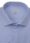 Produktbild fr 'SEIDENSTICKER Shaped Hemd Langarm New Kent Kragen Streifen hellblau'