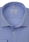 Produktbild fr 'SEIDENSTICKER Slim Hemd Langarm New Kent Kragen Karo hellblau'