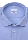 Produktbild fr 'SEIDENSTICKER Shaped Hemd Langarm New Kent Kragen Fil  Fil hellblau'
