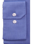 Produktbild fr 'SEIDENSTICKER Shaped Hemd Langarm New Kent Kragen Fil  Fil blau'