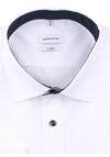 Produktbild fr 'SEIDENSTICKER X-Slim Hemd Langarm New Kent Kragen Patch bgelfrei Uni wei'