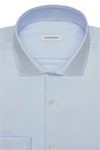 Produktbild f�r 'SEIDENSTICKER Slim Fit Hemd Langarm Haifischkragen Struktur hellblau'