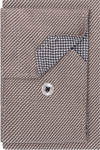 Produktbild f�r 'SEIDENSTICKER Slim Hemd Langarm New Kent Kragen Struktur braun'
