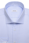 Produktbild f�r 'SEIDENSTICKER Slim Hemd Langarm New Kent Kragen Struktur hellblau'