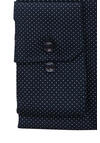 Produktbild fr 'SEIDENSTICKER Slim Hemd Langarm Haifischkragen Punkte navy'