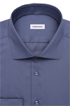 Produktbild f�r 'SEIDENSTICKER Slim Fit Hemd Langarm New Kent Kragen dunkelblau'
