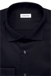 Produktbild f�r 'SEIDENSTICKER Slim Fit Hemd Langarm New Kent Kragen schwarz'