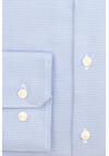 Produktbild fr 'SEIDENSTICKER Slim Fit Hemd Langarm New Kent Kragen Muster blau'